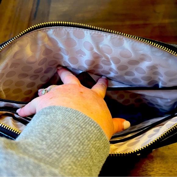 ✨Kate Spade ♠️ laptop bag- black vinyl - Picture 2 of 7